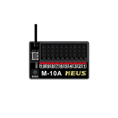 MEUS RACING 2.4GHz RC Receiver M-10A Long Range Control RX Compatible with MEUS Racing RC Transmitter ME-10B for RC Car/Boat/Tank etc. (10CH)