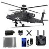 BrickCraftWorks 1/32 Scale 2.4G 6CH RC Dual-axis Co-Drive Flybarless 6G/3D Stunt F11-S AH64 Helicopter Model RC Military Helicopter Toy Gift for Adults (RTF GPS Version) view 1