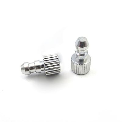 Fuel Tube Plug RC Model Fuel Tank Accessories Aluminum Alloy Fuel Tube Stopper for 3-4mm Inner Diameter Tubing(Silver)