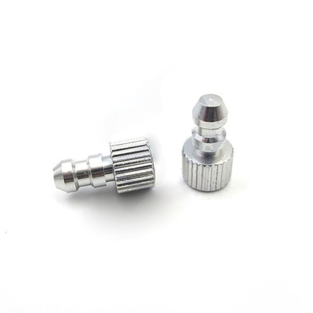 Fuel Tube Plug RC Model Fuel Tank Accessories Aluminum Alloy Fuel Tube Stopper for 3-4mm Inner Diameter Tubing(Silver)
