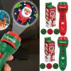 Christmas Flashlights for Kids,Cartoon Kids Projector Flashlight,24 Patterns Handheld Flashlight Projector,Christmas Slide Torch Toy for Stocking Stuffer view 2