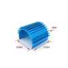 RC Car Motor Heat Sink for 380/390 Motors Aluminum Alloy Cooling Fin for RC Car Upgrades(Blue) view 3