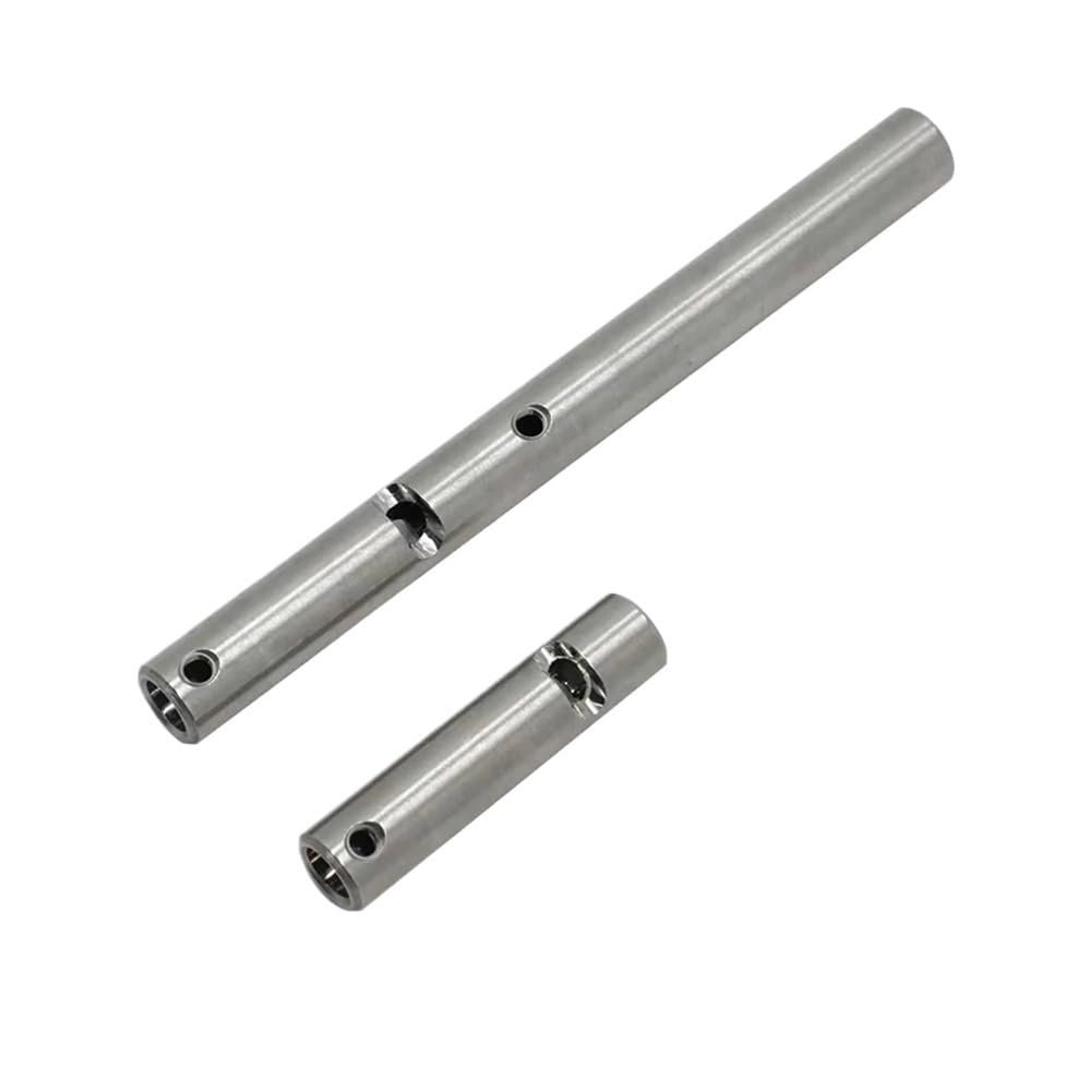 DUHWQ Stainless Steel Axle Tube Sleeve Bushing Compatible with 1/10 RC Crawler Cars Compatible with Wraith 90018 90048