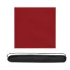 Pure Colour Square Mahjong Mat Poker Card Games Board Games Roll Up Gaming Mat with Carrying Bag(Red,90X90cm/35.4x35.4) view 1