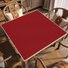 Pure Colour Square Mahjong Mat Poker Card Games Board Games Roll Up Gaming Mat with Carrying Bag(Red,90X90cm/35.4x35.4) view 2