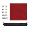 Pure Colour Square Mahjong Mat Poker Card Games Board Games Roll Up Gaming Mat with Carrying Bag(Red,90X90cm/35.4x35.4) view 4