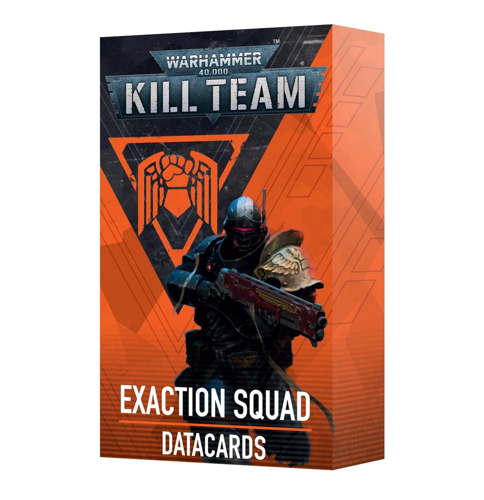 Games Workshop - Warhammer 40,000 - Kill Team: Datacards - Exaction Squad (2024 Edition)