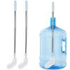 2-Pack 28 Long Bottle Brush, 3 and 5 Gallon Bottle Cleaning Brush, Water Bottle Brush with Bendable Replacement Brush Head, Nylon Bristles and Stainless Steel Handle Bucket Cleaning Brush view 1