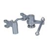 CoudarTitie RC Steering Assembly RC Car Steering System Vehicle Parts DIY Accessories Replacement RC Car Parts for 1:10 RC Car Vehicles, Argent view 1