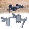 CoudarTitie RC Steering Assembly RC Car Steering System Vehicle Parts DIY Accessories Replacement RC Car Parts for 1:10 RC Car Vehicles, Argent view 4