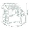 Smoby Life Casa Nature 7600810739 Children's House for Indoor and Outdoor Up, UV-resistant material, from 2 years, kitchen and accessories included view 3