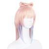 Anime wig game,Role-play pink blue gradient forked bow hair replacement wig,(Sangonomiya Kokomi) (Pink) view 3