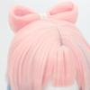 Anime wig game,Role-play pink blue gradient forked bow hair replacement wig,(Sangonomiya Kokomi) (Pink) view 4