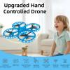 2025 Upgraded Hand Controlled Drone for kids,Somatosensory aircraft with Smart Watch Controlled, Gesture sensing aircraft Cool LED Remote Control Drone 360 Flips,quadcopter view 2