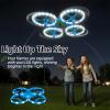 2025 Upgraded Hand Controlled Drone for kids,Somatosensory aircraft with Smart Watch Controlled, Gesture sensing aircraft Cool LED Remote Control Drone 360 Flips,quadcopter view 3