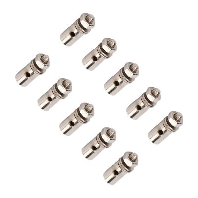 Adjustable Servo Push Rod Connector, Rc Airplane Plane Parts Linkage Stopper, Stainless Steel 10pcsset 1.3mm for Model Aircraft Control Surfaces