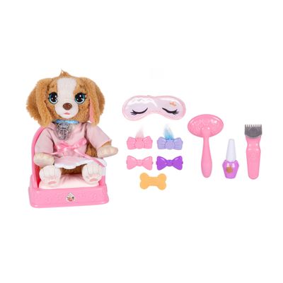 Disney Princess Style Collection My Pampered Pup Kids Nurturing Pretend Play Set, Create The Perfect Spa-w Day for Your Pet with The Included Accessories