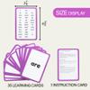 BAZIC Products Sight Words Flash Cards, Early Reading, Learn Recognize Words Vocabulary Cards, Flashcards Pre-K Kindergarten Preschool School Home (36/Pack), 72-Pack view 2