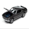 1969 Mach I Gray Metallic with Black Stripes (2014) Movie Pop Culture 2024 Release 2 1/64 Diecast Model Car by Johnny Lightning JLPC015-JLSP397 view 1