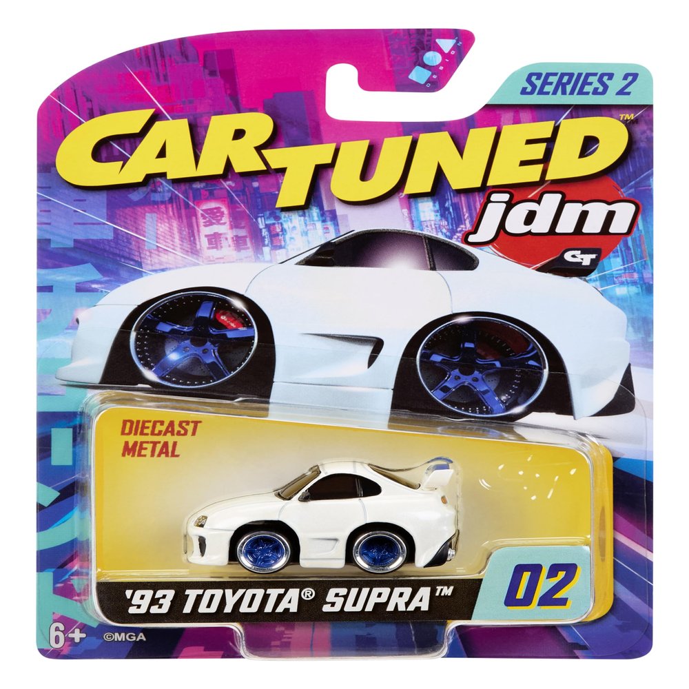 MGA Entertainment CarTuned JDM Tuners Series 2-1993 Toyota Supra (A90)
