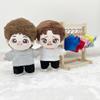 niannyyhouse 10cm 15cm 20cm Plush Doll Clothes T-Shirt Multi-Color Bottoming Shirts Stuffed Toy Dress Up (a1, 15cm) view 3