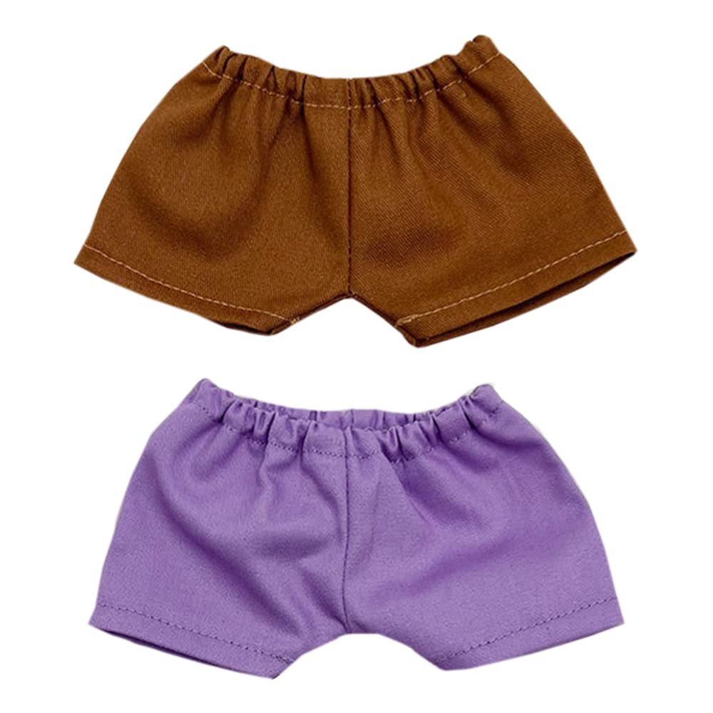 niannyyhouse 10cm 15cm 20cm Plush Doll Clothes Pants Multi-Color Casual Trousers Doll Dressup (a5, 20cm)