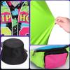 80s 90s Outfit for Women Baseball Jersey Shirt Shorts Fanny Pack Retro Party Costume Repper Accessories 1990s 1980s Neon Clothes Blackgreen L view 3