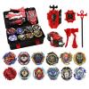 mlywd Gyro Battle Burst Gyro Toy Set Great Present for Kids Children Boys Ages 6 8 10 12+ Metal Fusion Top Battling Game 12 Spinning Tops 3 Two-Way Launcher 1 Handles B view 1