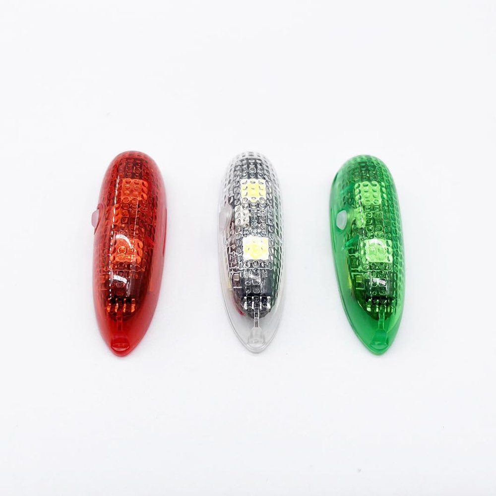 Crazy Light V3 Waterproof Navigation Lights for RC Airplanes Rechargeable Red Green White LED Flashing Lights (3PCS/Set)