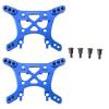 2Pcs Metal Shock Tower A2504 for Remo for Hobby for Smax 1621 1625 1631 1635 1651 1655 1/16 RC Car Upgrade Parts,Blue view 1