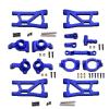 Aluminum Alloy Upgrade Parts for Remo for Hobby for Smax 1/16 RC Car 1631 1635 1651 1655 Swing Arm Steering Group Cup Axle Mount C Seat(Blue) view 1