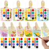 24 Packs Valentines Day Gifts for Kids Classroom with Watercolor Paint Set Valentines Cards for Kids Classroom School Valentine Gift Exchange view 1