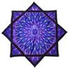 BVCY Flow Star Beginners Flow Star Spinning Cloth Easy to Rotate Sided Print Juggling and Skill Toy Dapo Star Starry Blue&Pink (R02-style5) view 1