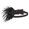 BABEYOND 1920s Flapper Accessories Great Gatsby Costume Accessories 20s Flapper Headband Pearl Necklace Gloves Plastic Holder view 2