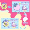 30 Pack Valentines Unicorn Donut Erasers with Cards, Valentines Day Cards for Kids School, Valentines Day Gifts for Kids, Kids Valentines Day Dards, School Classroom Exchange Prizes for Boys Girls view 3