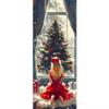 Christmas Girl Paint by Numbers for Adults,DIY Paint by Number Acrylic with 3 Brushes,DIY Painting by Numbers for Beginner Kits,DIY Canvas Oil Painting Kit for Home Wall Decor Gift (No Frame) 30x90cm view 1