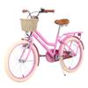 MEGHNA Cruiser Bike 20 inch Wheels Girls Women Bike Single Speed Commuter Bike with Basket V-Brake and Coast Brake Women Ladys Bicycle, Multicolors (Pink, 20 inch Wheel) view 2