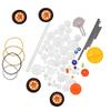 78pcs Plastic Gears Pulley Belt Rack Kits Gear Set Shaft Belt DIY Set Accessories Plastic Gears for Toys Gears view 2