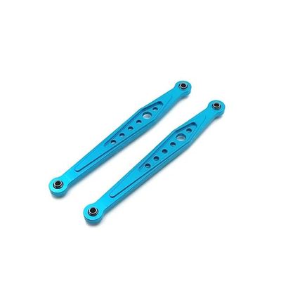 Metal Upgrade Retrofit Rear Tie Rod for WLtoys 1/12 12427 12428-A B 12423 FY01 FY02 FY03 RC Car Parts(Sky Blue)