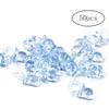 50Pcs Acrylic Pacifiers,Mini Baby Pacifiers Mini-chupetes Baby Favorece Decoraciones Baby Shower Party Favors Decorations Mini Pacifiers Blue view 3