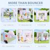 Whubefy Inflatable Bounce House for Kids, Dreamwing Bouncy Castle for Kids 8-12 Indoor & Backyard Fun, Toddler Inflatable Bouncer Jump Play House with Slide, Catch Ball Set, Punching Bag view 3