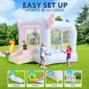 Whubefy Inflatable Bounce House for Kids, Dreamwing Bouncy Castle for Kids 8-12 Indoor & Backyard Fun, Toddler Inflatable Bouncer Jump Play House with Slide, Catch Ball Set, Punching Bag view 4