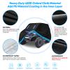 Kids Ride-On Toy Car Cover, Heavy Duty 420D Oxford Kids Electric Car Cover Waterproof All-Weather Protection for Power Wheels Jeep & Toddler Electric Vehicles, Universal Fit with Reflective Strips view 4