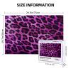 1000PCS Jigsaw Puzzle for Adults Personalized Picture Puzzle Purple Leopard Customized Wooden Puzzle for Family, Birthday, Wedding, Game Nights Gifts Animal Puzzle 29.5x19.7 inches view 2