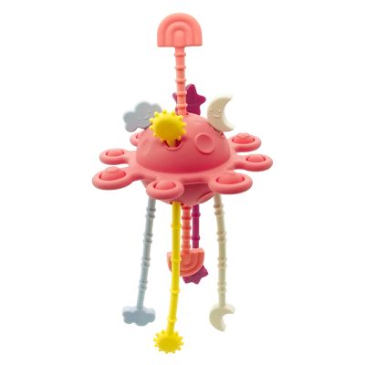 Montessori Sensory Toys for Babies 18 Months, Silicone Pull String Teething Toys for Baby Toys 18 Months, Infant Fidget Toys for Toddlers 2-3 Education Newborn Gifts