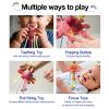 Montessori Sensory Toys for Babies 18 Months, Silicone Pull String Teething Toys for Baby Toys 18 Months, Infant Fidget Toys for Toddlers 2-3 Education Newborn Gifts view 2