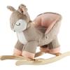 Rock My Baby Rocking Horse Deer with Chair, Plush Stuffed Animal Rocker for Toddlers 1-3, Baby Rocker with Sweet Music, Animal Ride on,Pink Deer,CPC Certified view 1