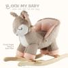 Rock My Baby Rocking Horse Deer with Chair, Plush Stuffed Animal Rocker for Toddlers 1-3, Baby Rocker with Sweet Music, Animal Ride on,Pink Deer,CPC Certified view 3
