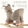 Rock My Baby Rocking Horse Deer with Chair, Plush Stuffed Animal Rocker for Toddlers 1-3, Baby Rocker with Sweet Music, Animal Ride on,Pink Deer,CPC Certified view 4