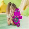 Barney Barney's Singer Plush 25+ cm with Sounds Plays 10 Phrases and 5 Songs in English, French, German, Italian and Dutch Toy for Ages 2 and Up JGT51 view 2